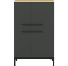 Skriňa so štyrmi dvierkami a madlami