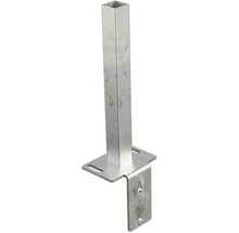 Kovový držiak stĺpika so štvorcovým stĺpikom