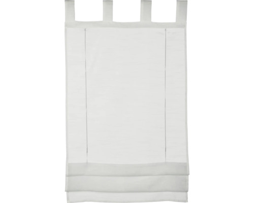 Biela roleta so slučkami na dekoráciu okien