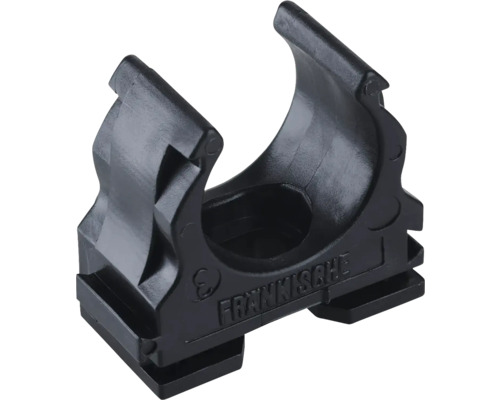 Príchytka Clipfix UV stabilná Ø16 mm čierna bal. =5 ks Plastová rúrková objímka Frankische