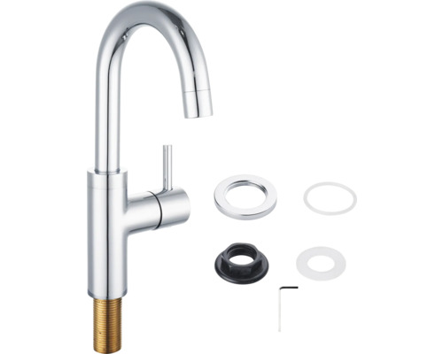 Umývadlová batéria s príslušenstvom