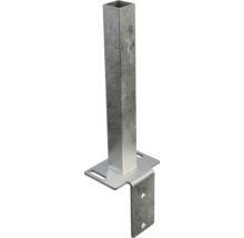 Kovová pätka stĺpika so štvorcovým stĺpikom