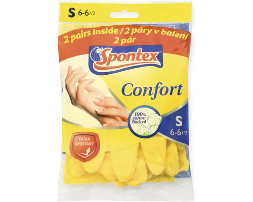 Spontex Confort rukavice, veľkosť S, dva páry