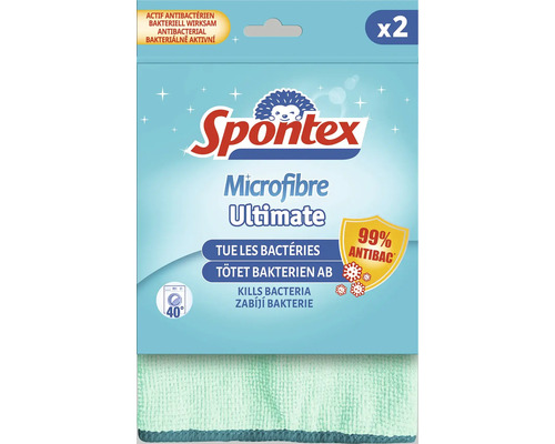 Spontex Microfibre Ultimate čistiace handričky, dvojité balenie