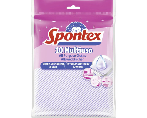 Utierka Spontex Multiuse jemná 7+3 ks