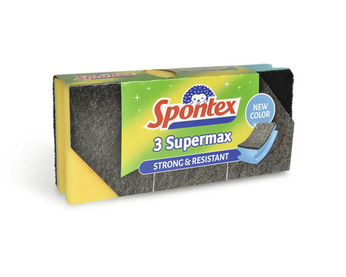 Spontex Supermax čistiace hubky, balenie po troch