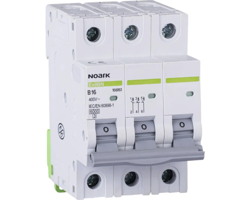 Trojpólový istič Noark Ex9BN B16