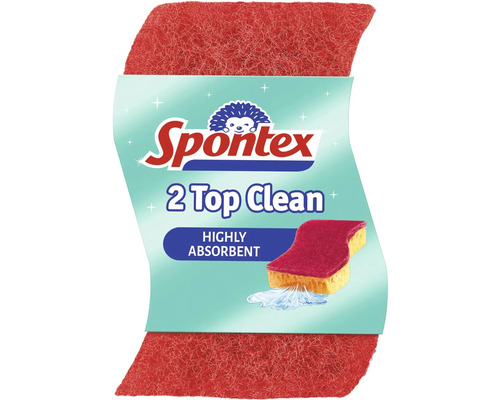 Spontex Top Clean čistiaca špongia, balenie po dvoch