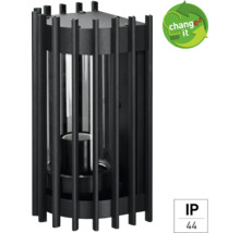 Dekoratívna lampa so skleneným valcom a kovovým rámom, stupeň krytia IP44, symbol Change2-it