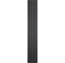 Sivá profilovaná drevená fasáda