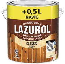 Lazúra na drevo Lazurol Classic Palisander + 0,5 l navyše