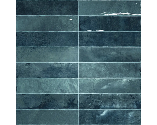 Obklad Ravera blue 7,5x30 cm Obdĺžnikové obkladačky, keramický materiál, pre interiér