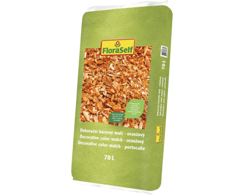 Vrece so 70 litrami dekoratívnej farebnej mulčovacej kôry