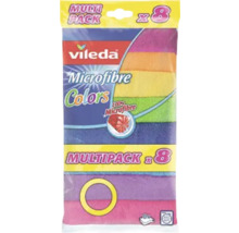 Vileda Mikrovláknové utierky Colors Multipack po ôsmich kusoch
