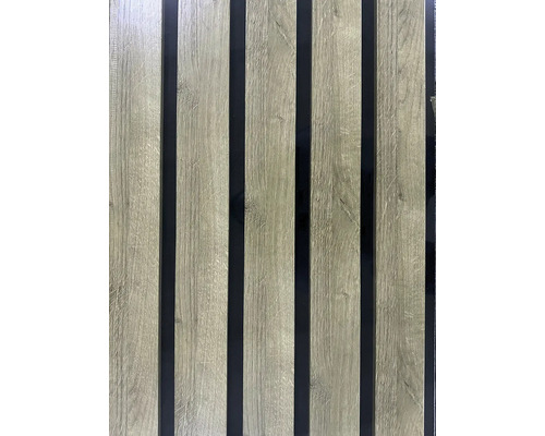Akustický panel 2650x450x20 mm dub kramolínsky, lamela 69 mm