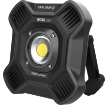 Čierny pracovný LED svetlomet Explorer s 3500 lúmenmi