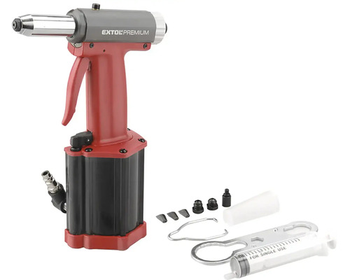 Extol Premium Nitovacie kliešte s príslušenstvom