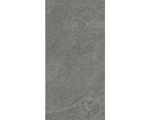 Sivá keramická dlaždica s matným povrchom.