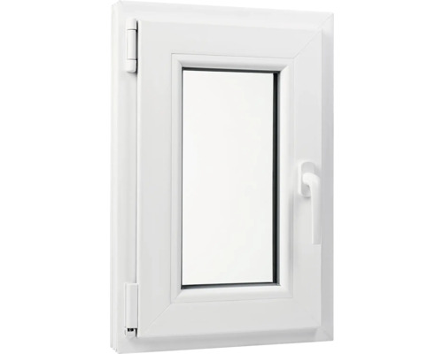 Biele plastové okno s kľučkou