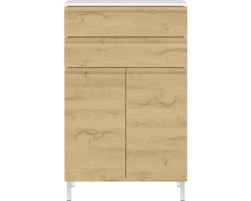 Midi skrinka Germania GW-TORRANCE dub 60 x 97 x 34 cm 4332-559 Skrinka s dvomi zásuvkami a dvomi dvierkami