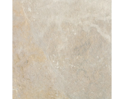 Béžová podlahová dlaždica s kamenným vzhľadom.