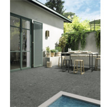 Keramická dlažba 60 x 60 x 2 cm Pebbles Dark Grey