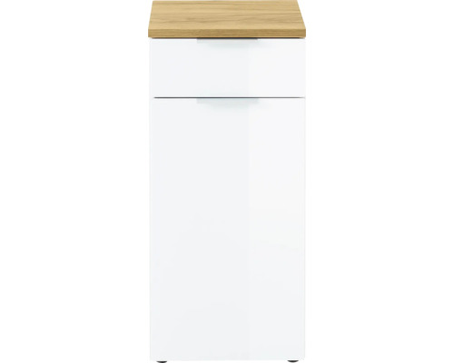 Nízka skrinka Germania GW-PESCARA biela 39 x 86 x 34 cm 2751-513 Spodná skrinka so zásuvkou a dvierkami