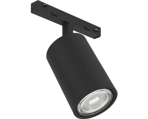 Čierny LED reflektor pre koľajnicové systémy