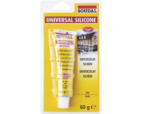 Univerzálny silikón Soudal transparentný 60 g