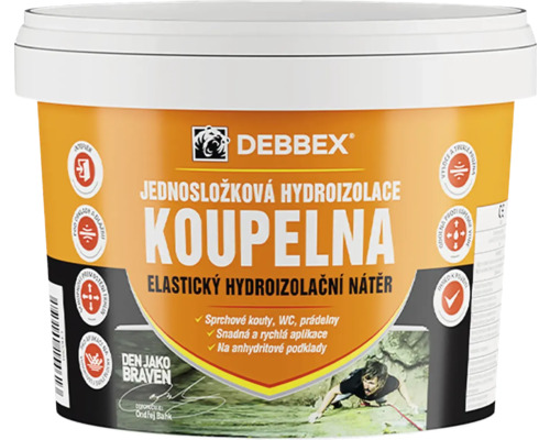Debbex Jednozložková hydroizolácia do kúpeľní, vedro