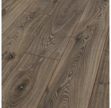 Detailný záber laminátovej podlahy s vzhľadom dreva