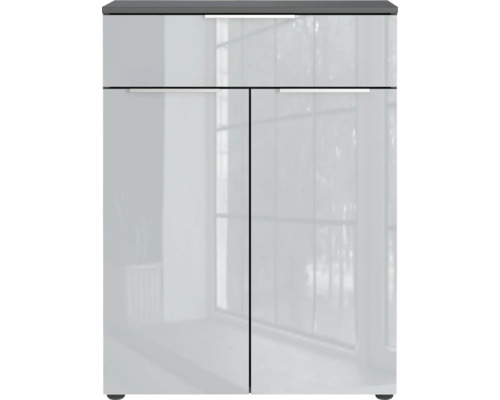 Stredná skrinka Germania GW-VASIO sivá 71 x 95 x 34 cm 7991-587 Skrinka s dvomi dvierkami a zásuvkou