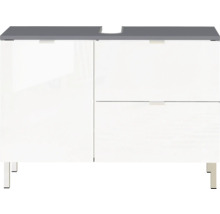 Skrinka pod umývadlo s jednými dvierkami a dvoma zásuvkami