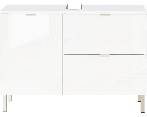 Skrinka pod umývadlo Germania GW-MAURESA biela 80 x 56 x 34 cm 8530-84 Skrinka pod umývadlo s dvierkami a zásuvkami do kúpeľne