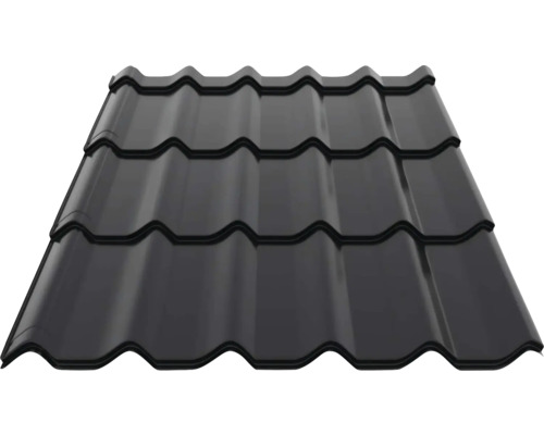 Profilovaná strešná krytina Precit Roof 0,4 mm 1,11x1,17 m RAL9005 čierna