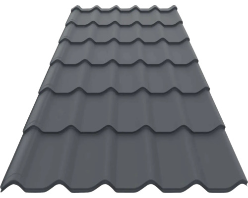 Profilovaná strešná krytina Precit Roof 0,4 mm 2,16x1,17 m RAL7016 antracit Profilovaná strešná krytina Precit Roof 0,4 mm 2,16x1,17 m RAL7016 antracit