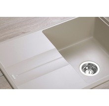 Granitový drez CONCEPT Nobles 78x50 cm béžový DG10N50BE