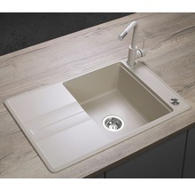 Granitový drez CONCEPT Nobles 78x50 cm béžový DG10N50BE