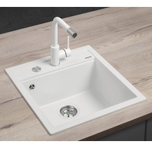 Granitový drez Concept Cubis 62x50 cm biely DG05C45WH