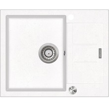 Granitový drez Concept Cubis 62x50 cm biely DG05C45WH
