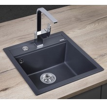 Granitový drez CONCEPT Cubis 62x50 cm tmavosivý DG05C45DG