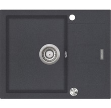 Granitový drez CONCEPT Cubis 62x50 cm tmavosivý DG05C45DG