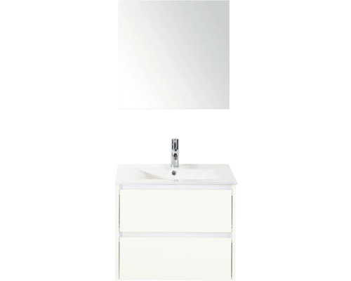 Umývadlo so skrinkou a zrkadlom do kúpeľne