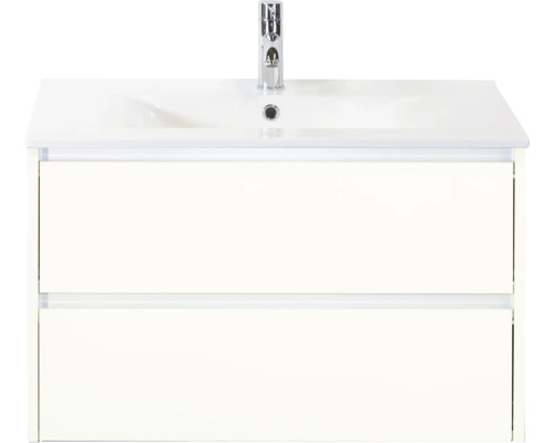 Skrinka pod umývadlo s dvoma zásuvkami a batériou