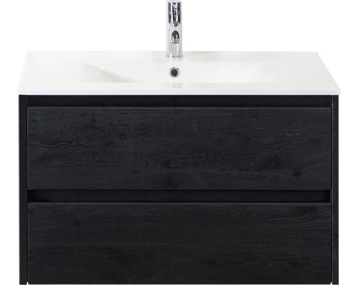 Skrinka pod umývadlo s dvomi zásuvkami a umývadlom