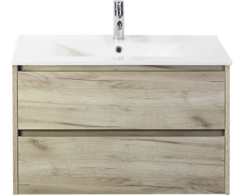 Skrinka pod umývadlo s dvomi zásuvkami a umývadlom