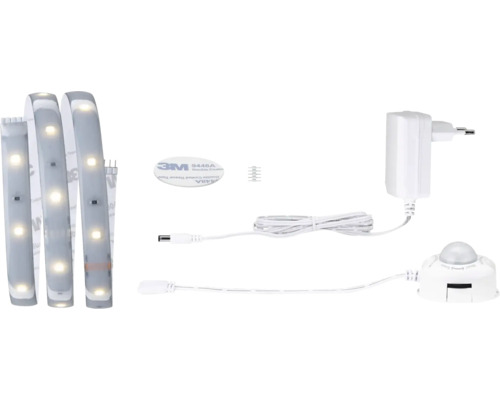 MaxLED pásik Paulmann Comfort Set Bett 78893 4 W 300 lm 2700 K 1 m teplá biela s pohybovým senzorom Sada LED pásikov so snímačom pohybu, napájacím zdrojom a lepiacimi páskami 3M