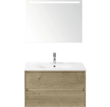 Umývadlová zostava so zrkadlom a dvoma zásuvkami