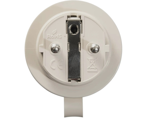 Zadná strana sieťovej zástrčky s označením RoHS a CE