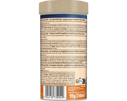 Tetra Goldfish Energy Sticks kompletné krmivo pre zlaté rybky 93 gramov